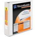 Avery Dennison Avery® Touchguard Antimicrobial View Binder with Slant Rings, 2" Capacity, White 17143*****
